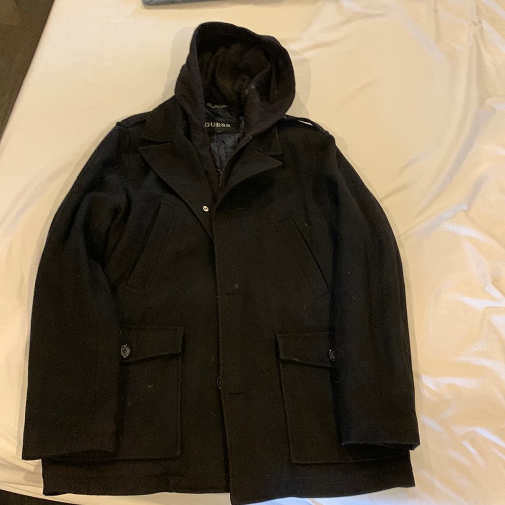 Guess Hooded Peacoat